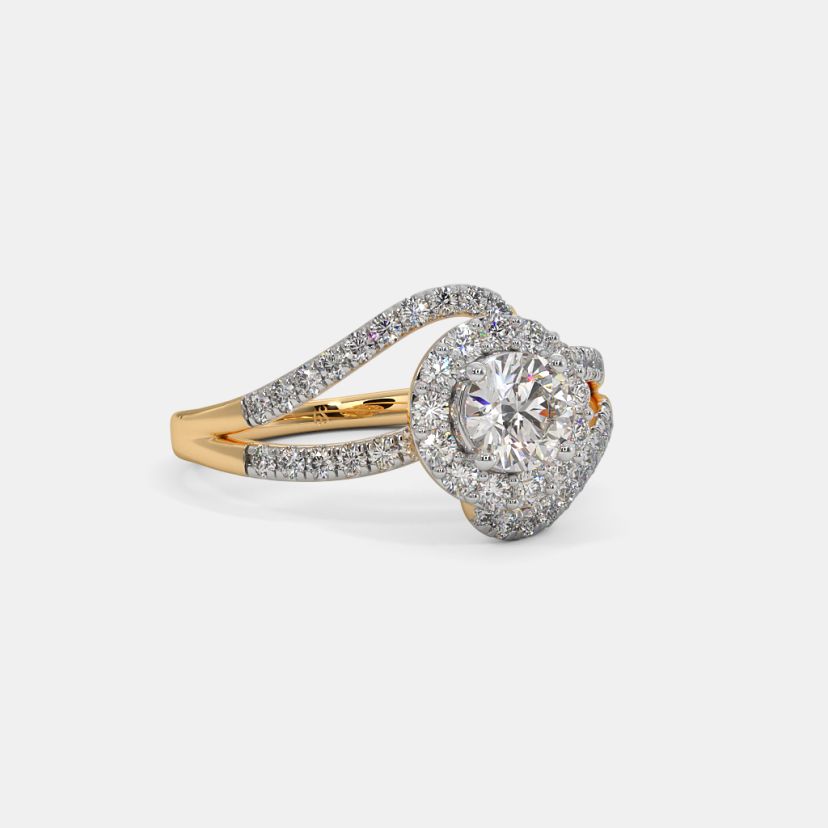 The Zelia Spiral Solitaire Ring - image 3