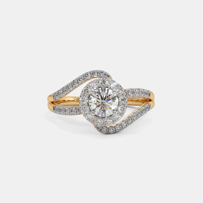 The Zelia Spiral Solitaire Ring - image 4