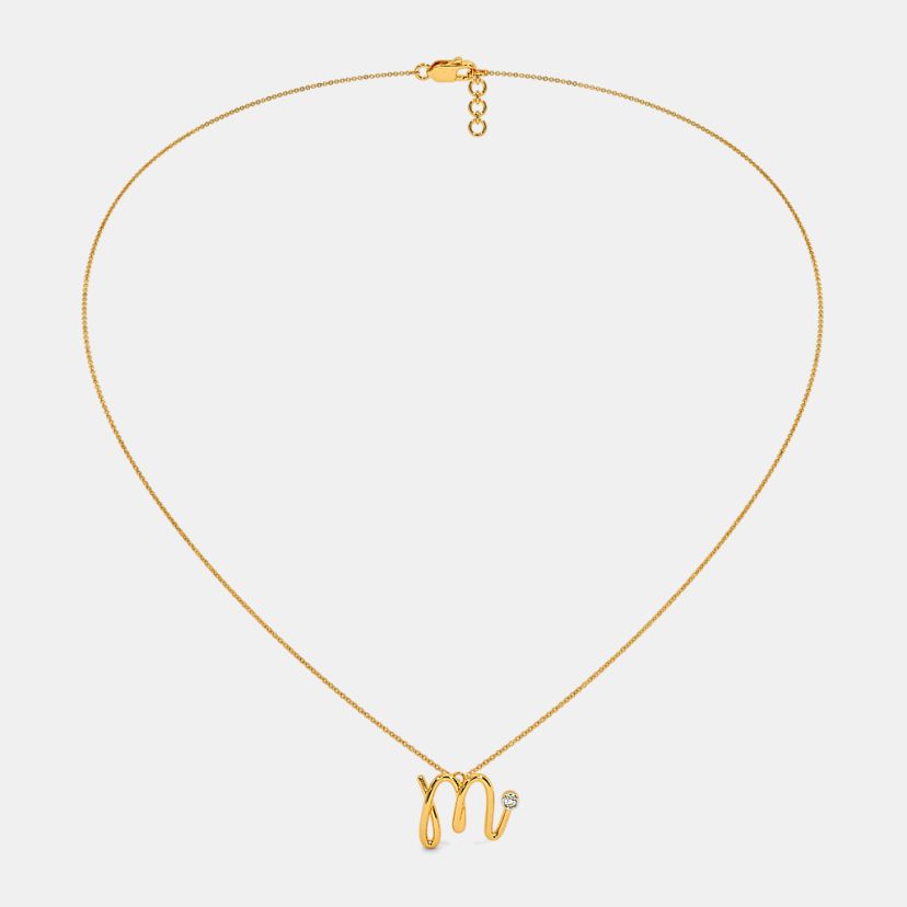 The Cursive M Necklace - image 3