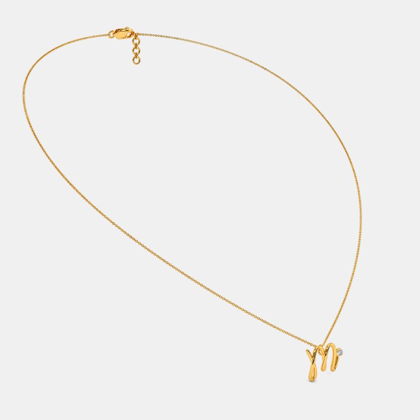 The Cursive M Necklace - image 6