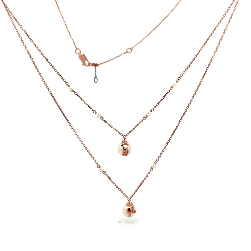 The Pearl Charm Layered Necklace - image 3