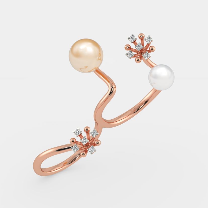 The Pearla Two Finger Ring - image 1