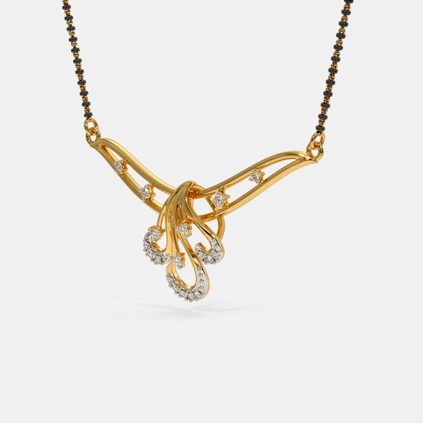 The Mahika Convertible Mangalsutra Pendant - image 6
