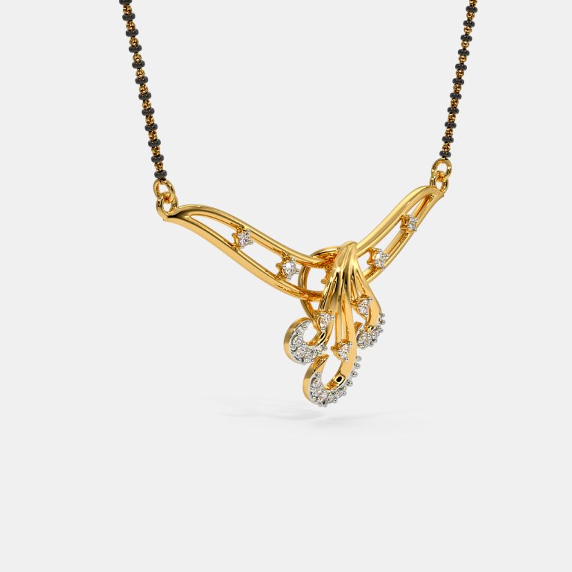 The Mahika Convertible Mangalsutra Pendant - image 8