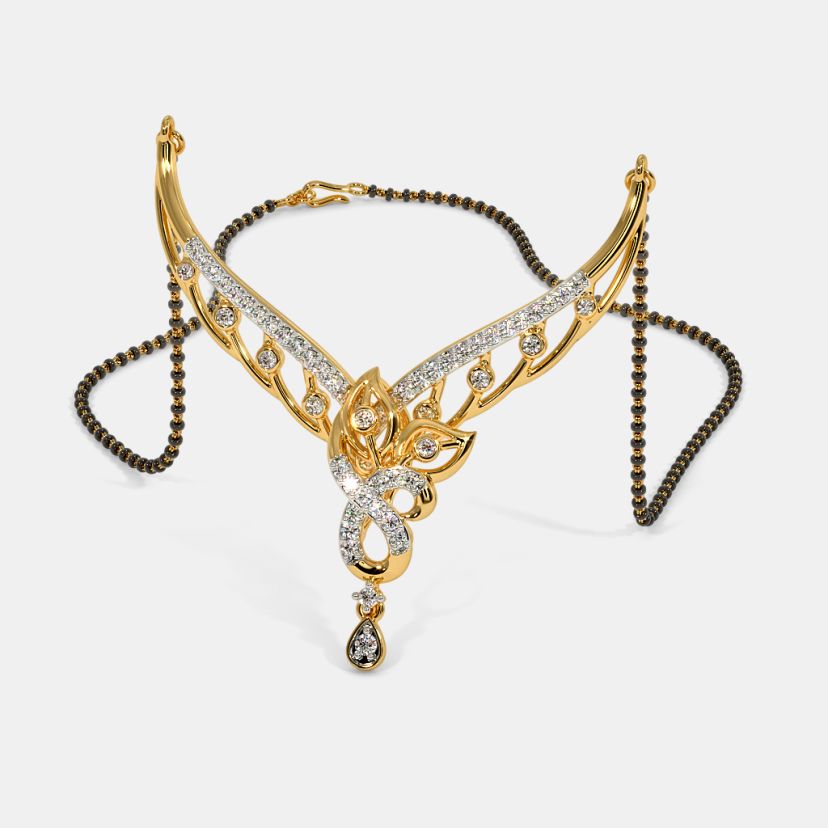 The Astikya Convertible Mangalsutra Pendant - image 1