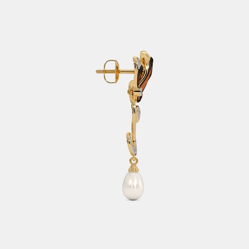 The Vibrante Butterfly Drop Earrings - image 6