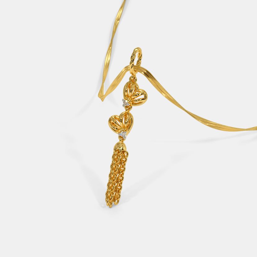 Knits of Hearts Tassel Pendant - image 1