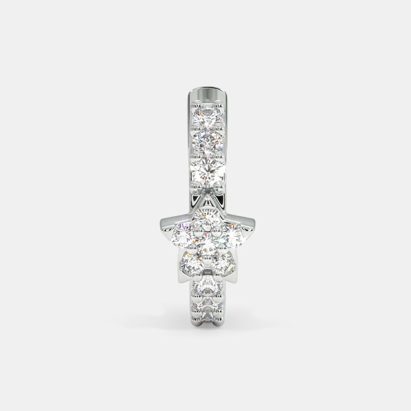 The Darcy Star Huggie Earrings - image 3