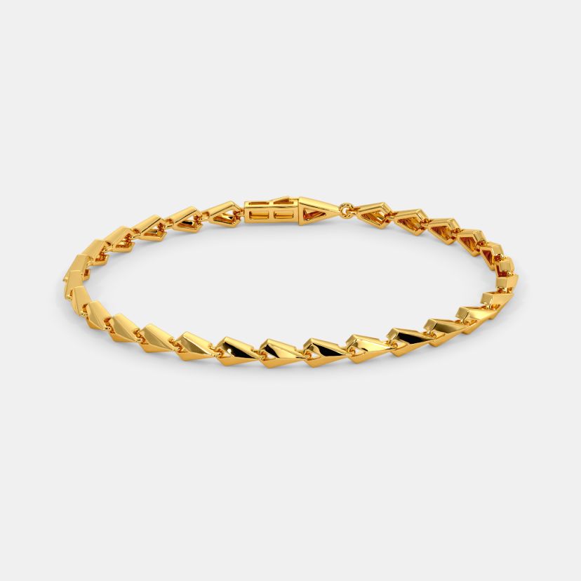 The Chiselled Link Tennis Bracelet - image 1