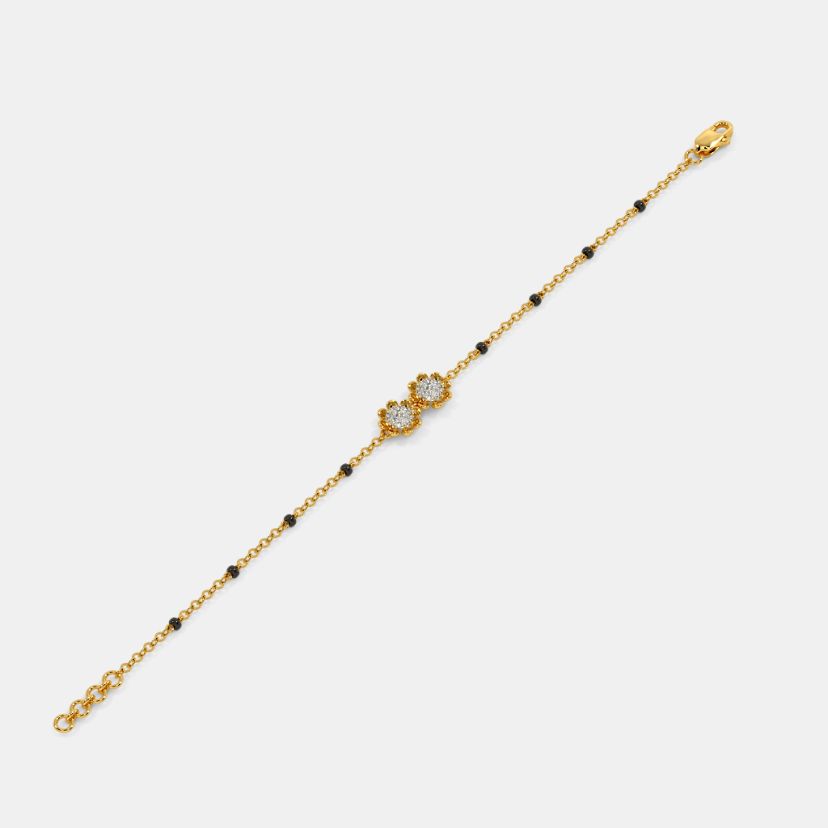The Duo Floral Mangalsutra Bracelet - image 4