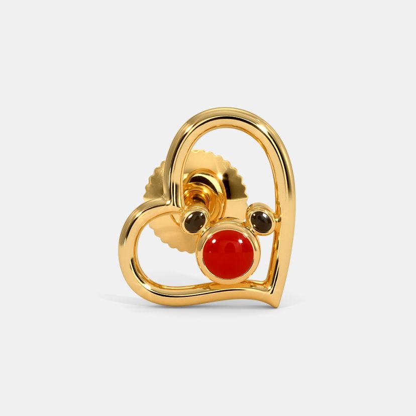 The Mickey Heart Stud Earrings - image 2