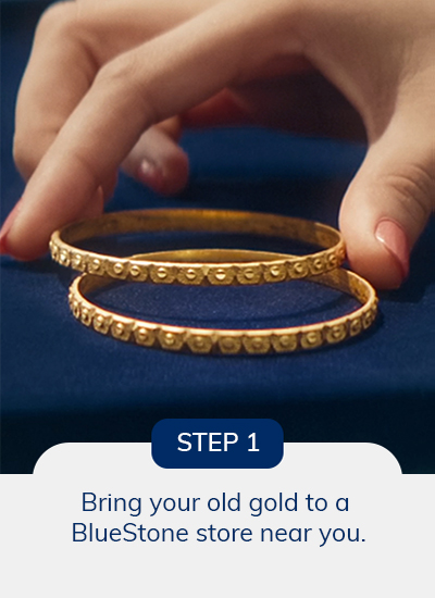 Bring your old gold to a BlueStone store near you.